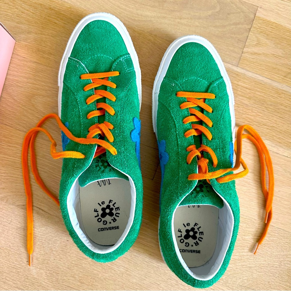 Converse:One Star OX-Golf Le Fleur Jolly Green/Hawaiian Ocean-12 men’s/14 unisex